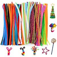 HellDoler pipe cleaners-Limpiapipas-Pipe Cleaners Juego de Manualidades Pipa Tallos de Chenilla para Juguetes Educativos…